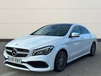 Usado Mercedes CLA200 AMG line 156 CV (114 kW) 2018 Blanco Berlina