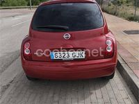 Usado Nissan Micra Acenta 88 CV (64 kW) 2008 Granate Berlina