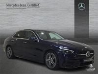 Usado Mercedes C220 AMG line 200 CV (147 kW) 2022 Azul Berlina