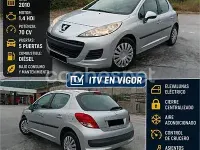 Usado Peugeot 207 70 CV (51 kW) 2010 Gris / plata Berlina