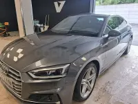 Usado Audi A5 Sportback S-Line 150 CV (110 kW) 2018 Gris / plata Utilitario