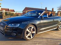 Usado Audi S5 333 CV (244 kW) 2010 Negro Descapotable