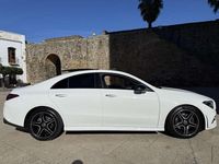 Usado Mercedes CLA200 150 CV (110 kW) 2021 Blanco Coupe