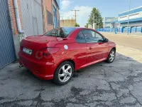 Usado Peugeot 206 110 CV (80 kW) 2003 Rojo Descapotable