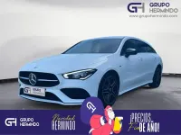 Usado Mercedes CLA200 Shooting Brake AMG line Plus 150 CV (110 kW) 2021 Blanco Familiar