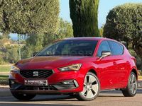 Usado Seat Leon FR 150 CV (110 kW) 2021 Negro Berlina
