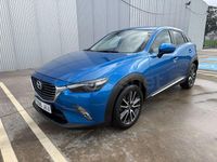 Käytetty Mazda CX-3 Luxury 105 HP (77 kW) 2015 Sininen Katumaasturi