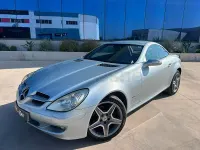 Usado Mercedes SLK200 163 CV (119 kW) 2007 Gris / plata Descapotable