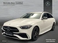 Usado Mercedes C200 AMG line 163 CV (119 kW) 2022 Blanco Familiar