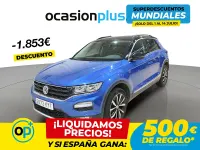 Usado VW T-Roc Advance 115 CV (84 kW) 2019 Azul SUV