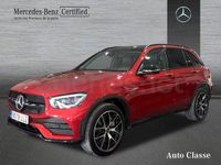 Usado Mercedes GLC220 194 CV (142 kW) 2020 Rojo SUV
