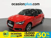 Usado Audi A1 S-Line 90 CV (66 kW) 2013 Rojo Utilitario