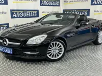 Usado Mercedes SLK200 184 CV (135 kW) 2015 Negro Descapotable