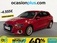 Usado Audi A3 Sportback Advanced 110 CV (80 kW) 2023 Rojo Utilitario
