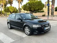 Usado Audi A3 105 CV (77 kW) 2009 Negro Utilitario
