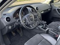 Usado Audi A3 Ambiente 140 CV (102 kW) 2008 Negro Utilitario