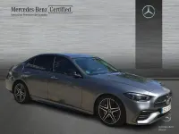 Usado Mercedes C200 AMG line 163 CV (119 kW) 2022 Gris Familiar
