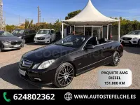 Usado Mercedes E250 Avantgarde 204 CV (150 kW) 2011 Negro Descapotable