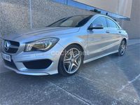 Usado Mercedes CLA220 AMG line 170 CV (125 kW) 2015 Gris / plata Berlina