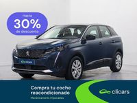 Usado Peugeot 3008 Active 130 CV (95 kW) 2022 Azul SUV