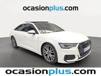 Usado Audi A6 S-Line 245 CV (180 kW) 2019 Blanco Berlina