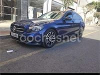 Usado Mercedes C220 170 CV (125 kW) 2018 Azul Familiar