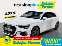 Usado Audi A3 S-Line 150 CV (110 kW) 2022 Blanco Berlina