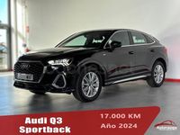 Usado Audi Q3 Sportback S-Line 150 CV (110 kW) 2024 Negro SUV