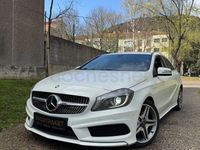 Usado Mercedes A180 AMG line 122 CV (89 kW) 2015 Blanco Berlina