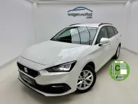 Usado Seat Leon ST Style 116 CV (85 kW) 2021 Blanco Familiar