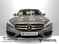 Usado Mercedes C220 Avantgarde 170 CV (125 kW) 2016 Gris Berlina