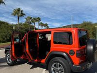 Usado Jeep Wrangler Unlimited Sahara 270 CV (198 kW) 2019 Naranja SUV