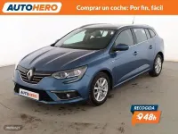 Usado Renault Mégane GrandTour Zen 110 CV (80 kW) 2017 Azul Familiar