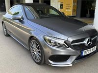 Usado Mercedes C220 170 CV (125 kW) 2018 Gris / plata Coupe