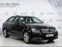 Usado Mercedes C220 170 CV (125 kW) 2013 Negro Berlina