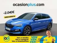 Usado Skoda Scala Monte Carlo 150 CV (110 kW) 2021 Azul Utilitario