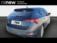 Usado Skoda Scala Sport 110 CV (80 kW) 2021 Gris Utilitario