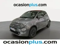 Usado Fiat 500 Lounge 69 CV (50 kW) 2016 Gris Descapotable