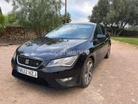 Usado Seat Leon FR 150 CV (110 kW) 2014 Negro Berlina