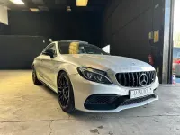 Usado Mercedes C63 AMG 476 CV (350 kW) 2016 Gris / plata Coupe