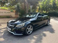 Usado Mercedes C200 184 CV (135 kW) 2018 Negro Descapotable