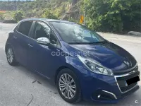 Usado Peugeot 208 Style 82 CV (60 kW) 2017 Azul Utilitario