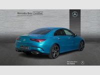 Usado Mercedes CLA220 AMG line 190 CV (139 kW) 2025 Azul híper (metalizado) Berlina