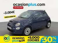 Usado Fiat 500C Dolcevita 71 CV (52 kW) 2022 Azul Descapotable