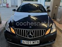 Usado Mercedes E250 204 CV (150 kW) 2009 Negro Coupe