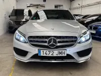 Usado Mercedes C220 AMG line 170 CV (125 kW) 2016 Gris / plata Familiar