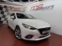 Usado Mazda 3 Luxury 150 CV (110 kW) 2014 Blanco Berlina