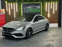 Usado Mercedes CLA220 AMG line 177 CV (130 kW) 2016 Gris / plata Berlina