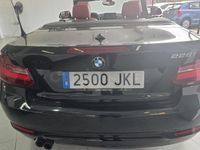 Usado BMW 228 245 CV (180 kW) 2015 Negro Descapotable