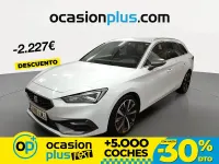 Usado Seat Leon FR 150 CV (110 kW) 2021 Blanco Familiar
